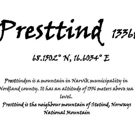Presttind - Studio Apartment With Free Parking Narvik Dış mekan fotoğraf